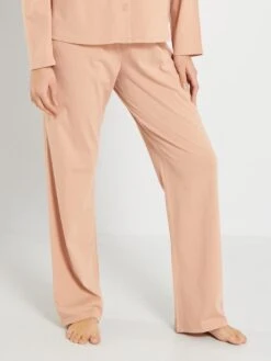 Pijama De Punto - 2 Piezas - ROSA -Zalaris Tienda pijama de punto 2 piezas rosa zn684 4 frb5