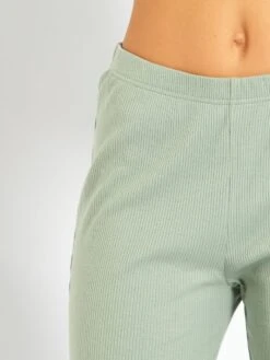 Pijama Largo De Punto De Canalé - VERDE -Zalaris Tienda pijama largo de punto de canale verde zm303 1 frb5