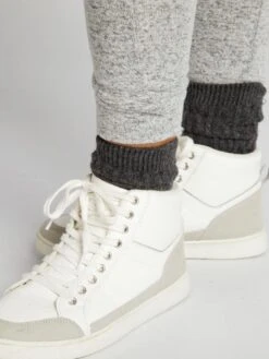 Pijama Largo De Punto Suave - 2 Piezas - GRIS -Zalaris Tienda pijama largo de punto suave 2 piezas gris ajo90 1 frb7