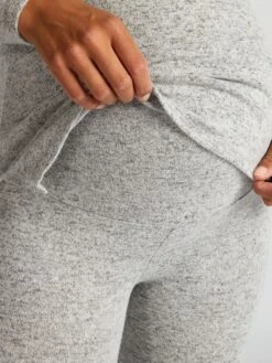 Pijama Largo De Punto Suave - 2 Piezas - GRIS -Zalaris Tienda pijama largo de punto suave 2 piezas gris ajo90 1 frb8