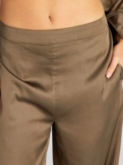 Pijama Largo Satinado - 2 Piezas - BANDA -Zalaris Tienda pijama largo satinado 2 piezas banda arl76 1 frb6