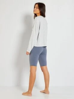 Pijama 'Stitch' 'Disney' - 2 Piezas - GRIS -Zalaris Tienda pijama stitch disney 2 piezas gris zn689 3 frb3