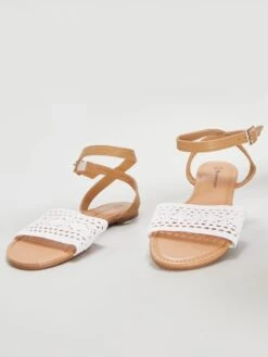 Sandalias De Ganchillo - Blanco -Zalaris Tienda sandalias de ganchillo blanco ano73 1 frb5