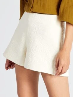Short Acolchado Grueso - Beige