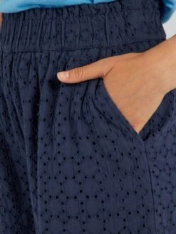 Short Con Bordado Inglés - Azul Oscuro -Zalaris Tienda short con bordado ingles azul oscuro ael89 1 frb5