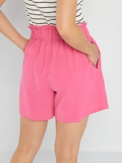 Short Con Cinturón Anudable 'JDY' - ROSA -Zalaris Tienda short con cinturon anudable jdy rosa ail76 2 frb3
