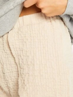 Short De Doble Gasa De Algodón - BEIGE -Zalaris Tienda short de doble gasa de algodon beige aul14 2 frb6