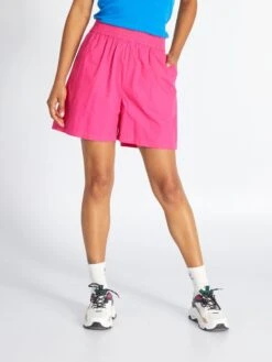 Short De Popelina - ROSA