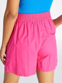 Short De Popelina - ROSA -Zalaris Tienda short de popelina rosa and08 1 frb5