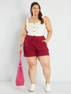 Short De Punto - REMOLACHA ROJA