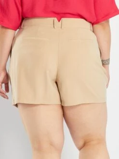 Short De Sarga - BEIGE -Zalaris Tienda short de sarga beige anc90 3 frb3