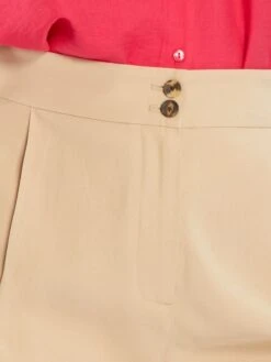 Short De Sarga - BEIGE -Zalaris Tienda short de sarga beige anc90 3 frb4