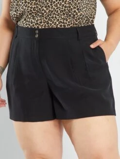 Short De Sarga - Negro -Zalaris Tienda short de sarga negro anc90 1 frb3