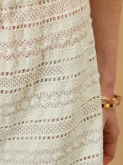 Short De Talle Alto Con Bordado - BLANCO -Zalaris Tienda short de talle alto con bordado blanco aly89 1 frb4