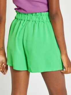 Short De Talle Alto Elástico - VERDE -Zalaris Tienda short de talle alto elastico verde zo270 2 frb3