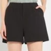 Short De Talle Alto Tipo Smart - Negro