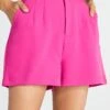 Short De Talle Alto Tipo Smart - Rosa