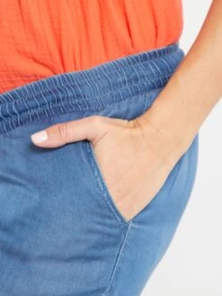 Short De Tencel - AZUL -Zalaris Tienda short de tencel azul aeu86 1 frb4