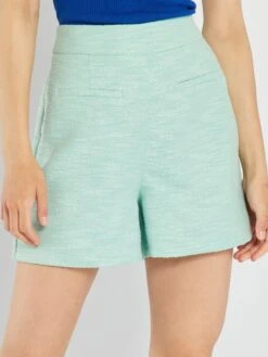 Short De Tweed - VERDE