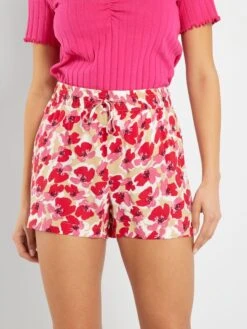 Short 'JDY' Vaporoso Y Ligero - ROSA