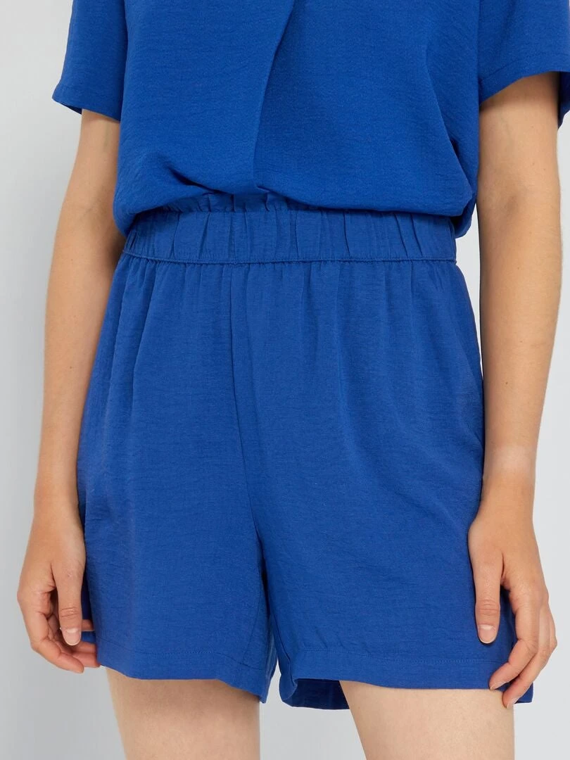 Short Liso 'JDY' - Azul 3 Short Liso 'JDY' - Azul