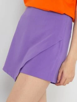 Short Liso Vaporoso Y Ligero - PURPURA -Zalaris Tienda short liso vaporoso y ligero purpura zp184 1 frb4