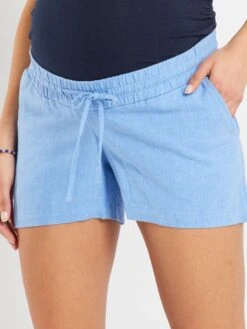 Short Premamá - AZUL -Zalaris Tienda short premama azul zr754 5 frb4