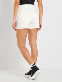 Short Premamá - Blanco -Zalaris Tienda short premama blanco zq868 1 frb4