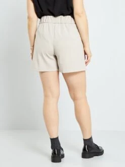 Short Vaporoso Liso 'JDY' - BEIGE -Zalaris Tienda short vaporoso liso jdy beige zq429 2 frb3