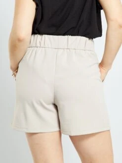 Short Vaporoso Liso 'JDY' - BEIGE -Zalaris Tienda short vaporoso liso jdy beige zq429 2 frb5