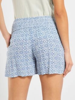Short Vaporoso Premamá - AZUL -Zalaris Tienda short vaporoso premama azul zo556 1 frb4
