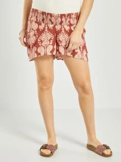 Short Vaporoso Premamá - MARRON