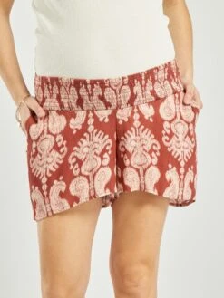 Short Vaporoso Premamá - MARRON -Zalaris Tienda short vaporoso premama marron zo556 6 frb3