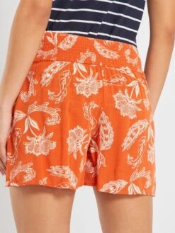 Short Vaporoso Premamá - NARANJA -Zalaris Tienda short vaporoso premama naranja zo556 2 frb4