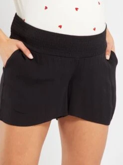 Short Vaporoso Premamá - Negro -Zalaris Tienda short vaporoso premama negro zo556 3 frb3