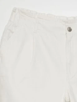 Short Vaquero Paper Bag - BLANCO -Zalaris Tienda short vaquero paper bag blanco aer82 1 frb3