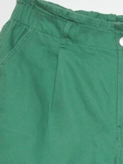 Short Vaquero Paper Bag - Verde Ceniciento -Zalaris Tienda short vaquero paper bag verde ceniciento aer82 3 frb3