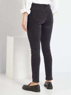 Slim Vaquero De Talle Alto - NEGRO -Zalaris Tienda slim vaquero de talle alto negro zk735 1 frb3