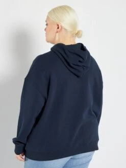 Sudadera Con Capucha Y Bolsillo Canguro - Azul -Zalaris Tienda sudadera con capucha y bolsillo canguro azul yz780 5 frb4