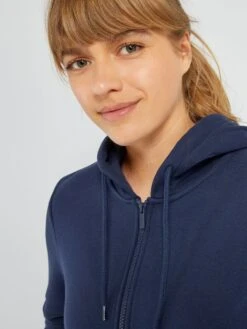 Sudadera Con Cremallera Y Capucha - Negro Iris -Zalaris Tienda sudadera con cremallera y capucha negro iris yb873 26 frb4