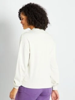 Sudadera Con Cuello Redondo '100 Años De Disney' - BLANCO -Zalaris Tienda sudadera con cuello redondo 100 anos de disney blanco zq256 2 frb4