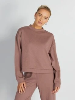 Sudadera De Canalé - CREPE MORADO -Zalaris Tienda sudadera de canale crepe morado arb88 2 frb4