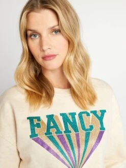 Sudadera De Chándal Con Estampado - BEIGEDE LUJO -Zalaris Tienda sudadera de chandal con estampado beigede lujo alb52 3 frb5