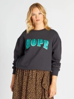 Sudadera De Chándal Con Estampado Delantero - ESPERANZA -Zalaris Tienda sudadera de chandal con estampado delantero esperanza aum12 2 frb3