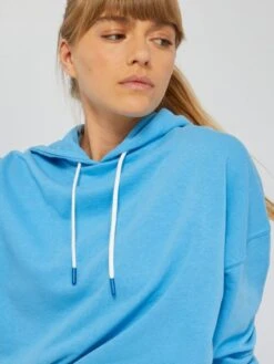 Sudadera De Deporte Con Capucha Crop Top - SOL AZUL -Zalaris Tienda sudadera de deporte con capucha crop top sol azul aet44 1 frb6