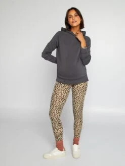 Sudadera De Lactancia Con Capucha - Gris Oscuro -Zalaris Tienda sudadera de lactancia con capucha gris oscuro akq75 2 frb4