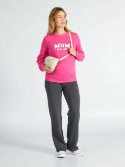 Sudadera De Lactancia Con Cuello Redondo - CREER -Zalaris Tienda sudadera de lactancia con cuello redondo creer akq72 1 frb3