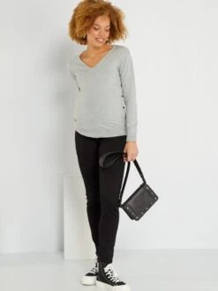 Sudadera De Lactancia - GRIS -Zalaris Tienda sudadera de lactancia gris zo202 1 frb3