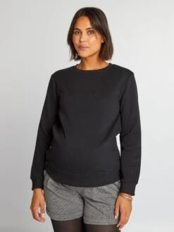 Sudadera De Lactancia - Negro -Zalaris Tienda sudadera de lactancia negro akq62 1 frb6