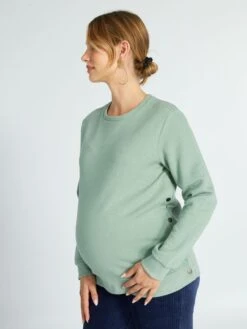 Sudadera De Lactancia - VERDE
